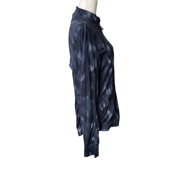 Member's Mark XL Zen Active Jacket Blue Tie Dye Full Zip Pockets Workout - Picture 8 of 10